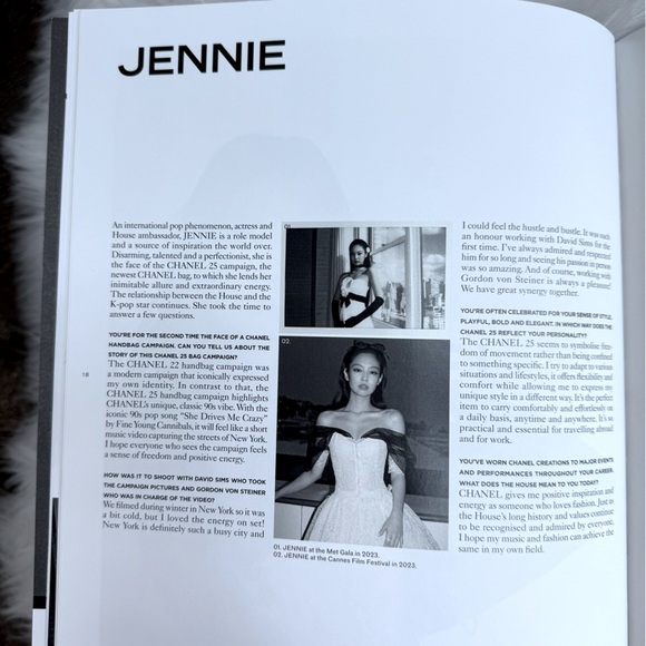 CC Chanel Magazine Coffee Table Book Jennie Blackpink Collectible Issue 29 - Picture 7 of 8